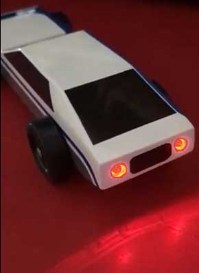 Rear View of Headlight Kit