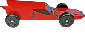 Completed Horned side view
