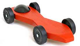 Example of a completed Thin Block car