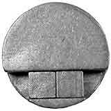 Slotted disc with additional weights